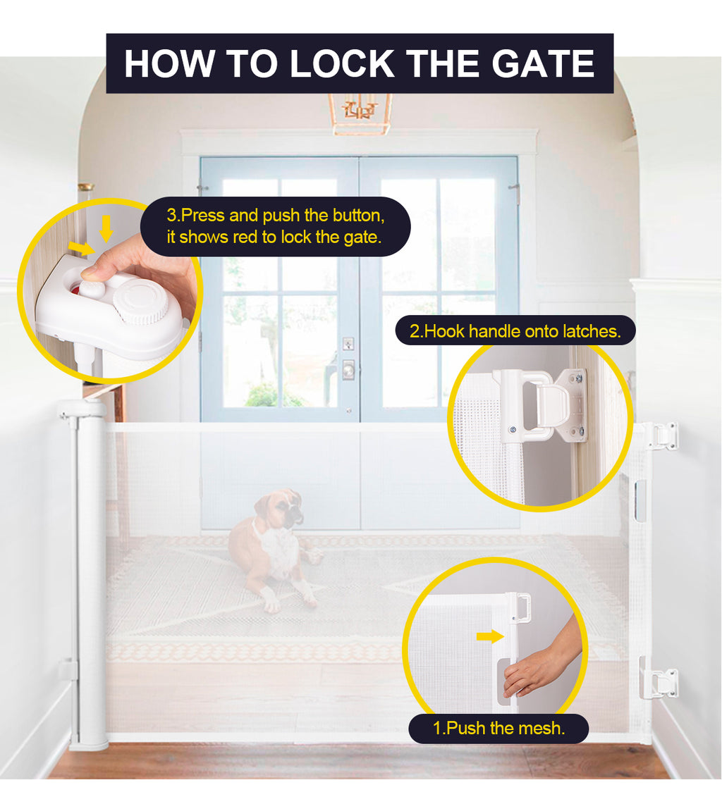 CBaby Pro-Series: Multi-Surface Retractable Child Safety Gate